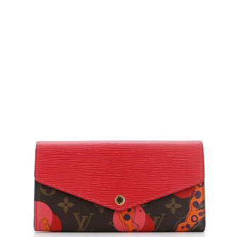Louis Vuitton Sarah Wallet Epi Leather and Limited Edition Monogram Ramages