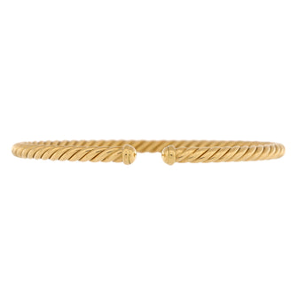 David Yurman Cable Spira Bracelet 18K Yellow Gold 4mm