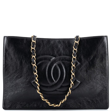 Chanel Timeless CC Chain Shopping Tote Shiny Aged Calfskin Large