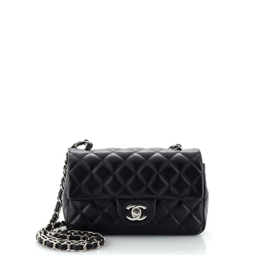 Chanel Classic Single Flap Bag Quilted Lambskin Mini