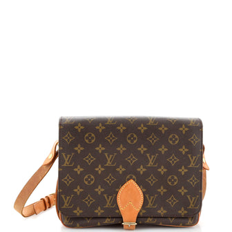 Louis Vuitton Cartouchiere Handbag Monogram Canvas GM