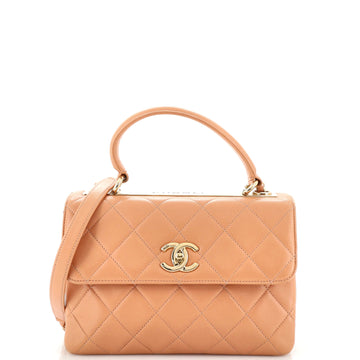 Chanel Trendy CC Top Handle Bag Quilted Lambskin Small