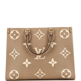 Louis Vuitton OnTheGo Tote Bicolor Monogram Empreinte Giant MM