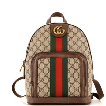 Gucci Ophidia Backpack GG Coated Canvas Small