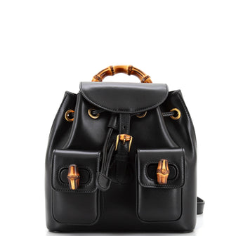 Gucci Bamboo Backpack Leather Small