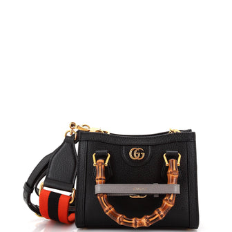Gucci Diana NM Bamboo Handle Tote Leather Mini