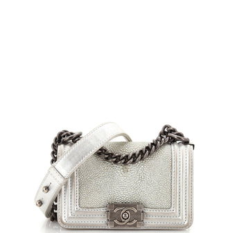 Chanel Boy Flap Bag Stingray Mini