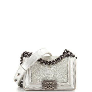 Chanel Boy Flap Bag Stingray Mini