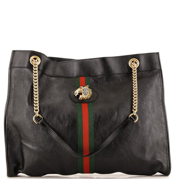 Gucci Rajah Chain Tote Leather Large