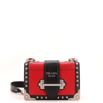 Prada Cahier Crossbody Bag Studded City Calf Small