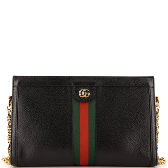 Gucci Ophidia Chain Shoulder Bag Leather Medium