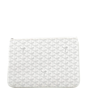 Goyard Senat Zip Pouch Coated Canvas MM
