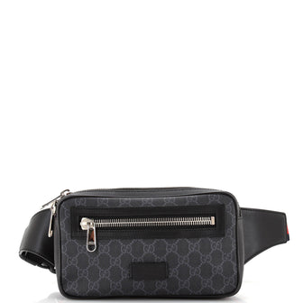 Gucci Soft Zip Belt Bag GG Coated Canvas Small
