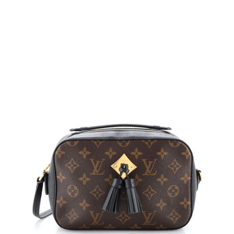 Louis Vuitton Saintonge Handbag Monogram Canvas with Leather