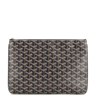 Goyard Senat Zip Pouch Coated Canvas MM
