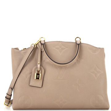 Louis Vuitton Grand Palais Handbag Monogram Empreinte Giant