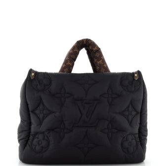 Louis Vuitton Pillow OnTheGo Tote Monogram Quilted Econyl Nylon MM