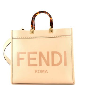 Fendi Sunshine Shopper Tote Leather Medium