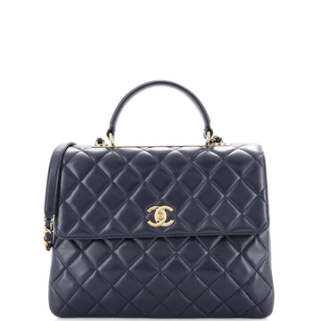 Chanel Trendy CC Top Handle Bag Quilted Lambskin Large