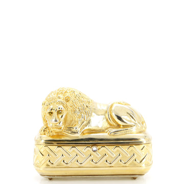 Judith Leiber Lion Minaudiere Metal Small