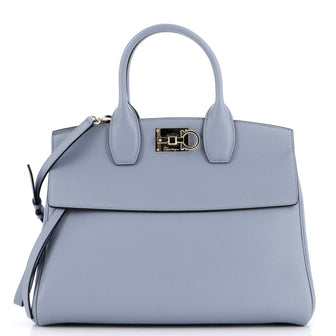 Salvatore Ferragamo Studio Satchel Leather Medium