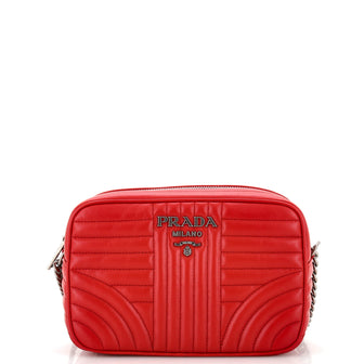 Prada Camera Bag Diagramme Quilted Leather Small