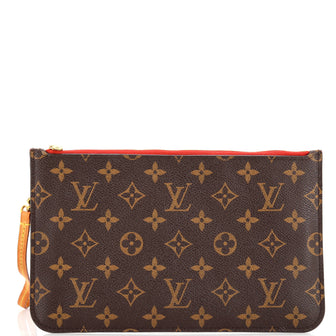 Louis Vuitton Neverfull Pochette Monogram Canvas Large