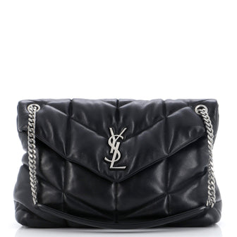 Saint Laurent Loulou Puffer Shoulder Bag Quilted Leather Medium
