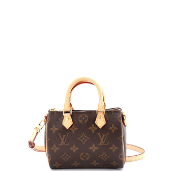 Louis Vuitton Speedy Bandouliere Bag Monogram Canvas Nano