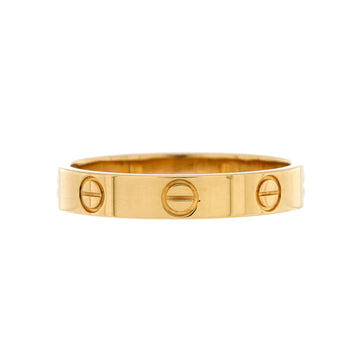 Cartier Love Wedding Band Ring 18K Yellow Gold