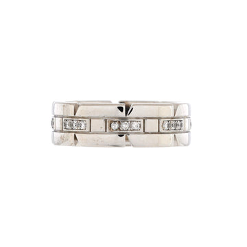 Cartier Tank Francaise Ring 18K White Gold with Diamonds