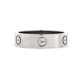 Cartier Love Band Ring 18K White Gold