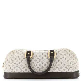 Louis Vuitton Alma Handbag Mini Lin Horizontal