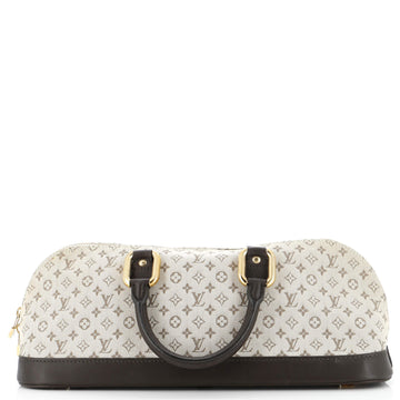 Louis Vuitton Alma Handbag Mini Lin Horizontal