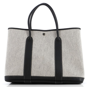 Hermes Garden Party Tote Toile and Leather 36