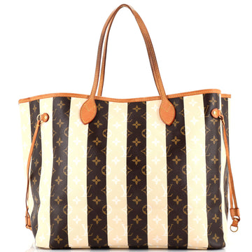 Louis Vuitton Neverfull Tote Limited Edition Monogram Rayures GM