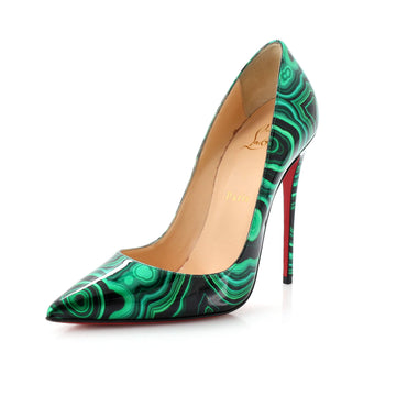 Christian Louboutin Women's Pigalle Follies Pumps Printed Patent 100