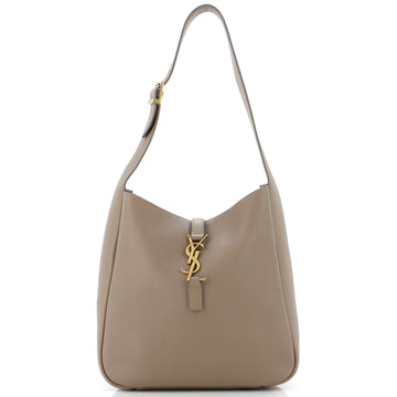 Saint Laurent Le 5 a 7 Supple Hobo Leather Small