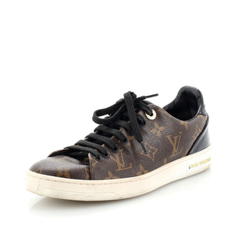 Louis Vuitton Women's FrontRow Sneakers Monogram Canvas with Patent