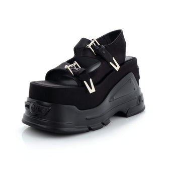 Versace Women's Medusa Anthem Platform Sandals Satin