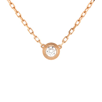 Cartier Cartier D'Amour Pendant Necklace 18K Rose Gold with Diamond Small