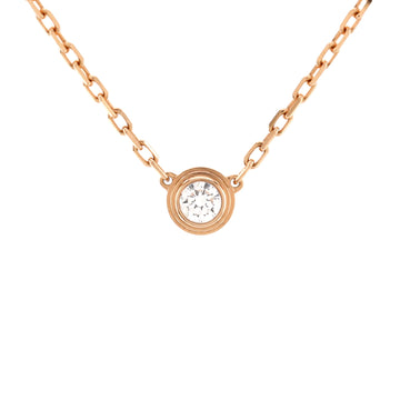 Cartier Cartier D'Amour Pendant Necklace 18K Rose Gold with Diamond Small