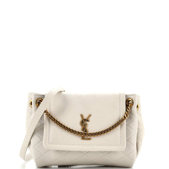 Saint Laurent Nolita Satchel Quilted Leather Mini
