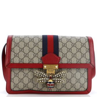 Gucci Queen Margaret Shoulder Bag GG Coated Canvas Medium