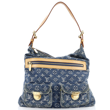 Louis Vuitton Baggy Handbag Denim GM