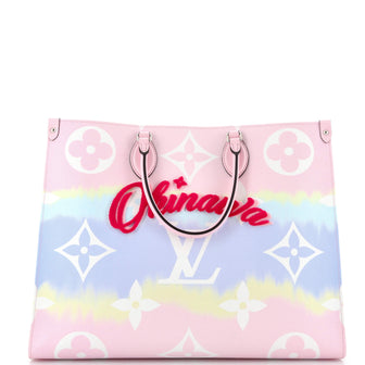 Louis Vuitton OnTheGo Tote Limited Edition Cities Escale Monogram Giant GM