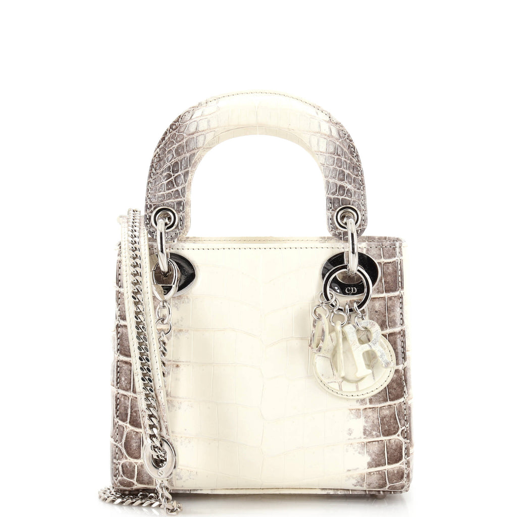 CHRISTIAN DIOR CHAIN BAG クリスチャン ディオールバッグ Christian Dior Lady Dior Chain Bag Himalayan Crocodile Mini