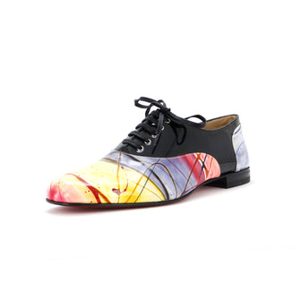 Christian Louboutin x Fredo Pollock Men's Oxfords Printed Patent