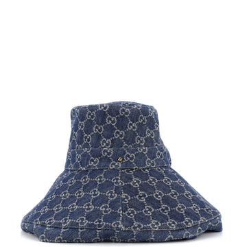 Gucci Wide Brim Hat GG Denim