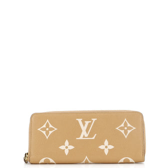 Louis Vuitton Clemence Wallet Bicolor Monogram Empreinte Giant